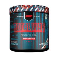 Redcon1 Total War - Pre Workout, 30 Servings, Boost Energy, Increase Endurance and Focus, Beta-Alanine, 350mg Caffeine, Citrulline Malate, Nitric Oxide Booster - Keto Friendly (Demogorgon Blood)