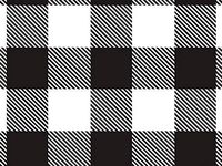 Black Buffalo Plaid Print Design Gift Grade Tissue Paper Sheets - 15" x 20" Choose Package Amount (24)