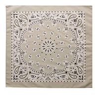 SaverPak BodyForge & InsectGuard - Permethrin Treated Insect Repellent Bandana Paisley (Beige)