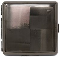 Black Four Square (Full Pack Kings) Metal-Plated Cigarette Case & Stash Box