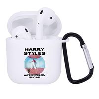 ForUBeauty Harry Style Airpods Case, Protective TPU Case with Carabiner for AirPods 1/2 Charging Box(H04)