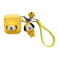 Youyouchard Kpop BTS Airpods Case, KOYA RJ SHOOKY MANG CHIMMY TATA Cooky Airpods Case AirPods Accessories Portable & Protective Cover Case for Airpods(CHIMMY)