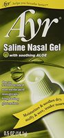 Ayr Saline Nasal Gel, with Soothing Aloe, 0.5 Ounce Tube (Pack of 3)