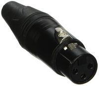 Seetronic SC3FXX-B XLR Female Connector, Black