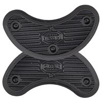 Antislip Rubber Shoes Sole Heel Plate Taps Repair Tips Supplies Black - Black, 56x24mm