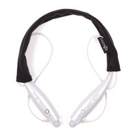 Cosmos Black Soft Cotton Headset Cover/Protector/Sleeve for Lg Tone Pro Ultra INFINIM/Tone+ Hbs-730 and Other LG Tone Stereo Wireless Bluetooth Headset Headphone
