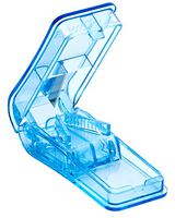 Fullicon Pill Cutter for Small Pills, Tablet Splitter, Safety Medicine Slicer,Medication Vitamin Divider Cutting Drugs Cleanly - Blue