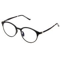 Cyxus Blue Light Blocking Glasses for Kids, Anti Eyestrain Protect Eyesight Computer Eyewear Metal Rectangular Frame (8066T02, Matte Black)