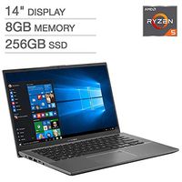 ASUS VivoBook F412DA 14" Laptop - AMD Ryzen 5 - 1080p 8GB DDR4 RAM 256GB SATA Solid State Drive Backlit Chiclet Keyboard