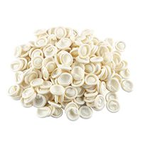Andux Land 300pcs Latex Finger Cot Power Free White Disposable Finger Cots for Jewelry Cleaning Electronic Repair Crafting Industrial Latex Finger Covers RJZT-01