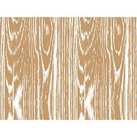 Kraft Woodgrain 30" x 25' Gift Wrap Roll