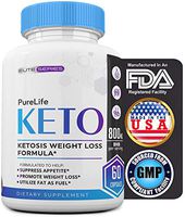 PureLife Keto Pills – Utilize Fat for Energy with Ketosis – Ketogenic Carb Blocker for Women and Men – Manage Cravings, Boost Energy & Focus – Support Metabolism – Max Strength Formula