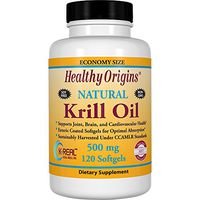 Healthy Origins Krill Oil 500 mg, 120 Enteric-Coated Softgels