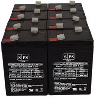 SPS Brand 6V 4.5Ah Replacement Battery for Chloride 6V4.5AH 6V 4.5Ah Alarm (8 Pack)