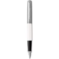 Parker Jotter Originals Fountain Pen, Classic White Finish, Medium Nib, Blue & Black Ink