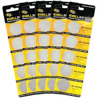5X Exell 3-Volt Lithium Coin Cell Battery, EB-CR2450, 200 Milliamp Hours, 5-Pack Replaces DL2450, CR2450N, ECR2450, BR2450, BR2450-1W, CR2450N, KCR2450, LM2450, 5029LC