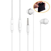 Sleep Earplugs Sleeping Earphone, Gift earphong Bag，Noise Isolating Ear Plugs Sleep Earbuds Headphones with Unique Total Soft Silicone Perfect for Insomnia, Side Sleepe, Good Sound Quality (White)
