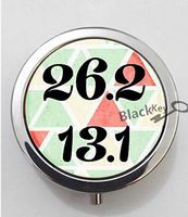 BlackKey 26.2 Marathon Running 3-Compartment Decorative Pocket Gift Box Case Organizer for Pill, Color 1 -436