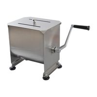 Hakka 20-Pound/10-Liter Capacity Tank Stainless Steel Manual Meat Mixers (Mixing Maximum 15-Pound for Meat)