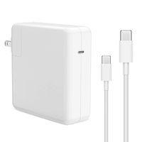 87W USB-C Power Adapter AYNEFF Wall Typc-C Charger Power Delivery Compatible with MacBook Pro15 Pro13 inch,2018 MacBook Air Laptop with USB-C to USB-C Charging Cable