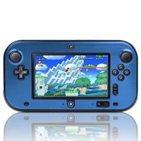 TNP Wii U Gamepad Case (Blue) - Plastic + Aluminium Full Body Protective Snap-on Hard Shell Skin Case Cover for Nintendo Wii U Gamepad Remote Controller