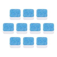CreazyBee Washer Machine Cleaner, Washing Machine Cleaner, Descaler Deep Cleaning Remover Deodorant Durable, Finally Fresh Cleaning Sheet (Blue, 10PC)