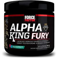 Force Factor Alpha King Fury Drink Powder with AlphaFen, CarnoSyn, and L-Citrulline to Boost Testosterone, Reduce Estrogen, and Improve Physical Performance, 20 Servings