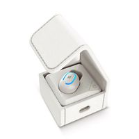 Bluetooth Earbud, iZone Wireless Headphones, Mini Bluetooth Sport Car Headset with Charging Box/Noise Cancelling/Built-in Mic for Phones (Pearl White)