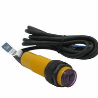 Taiss/Proximity Switch M18 Diffuse photoelectric Switch Sensor Optical Three Lines NPN NO (Normally Open) 30 cm Adjustable 6-36VDC E3F-DS30C4
