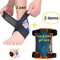BodyMoves Kid's Ankle Brace Support Plus Hot and Cold Ice Pack (Active Blue, Small for Little Kids (US 12-3))