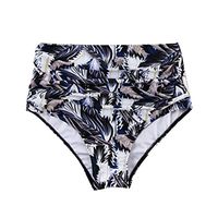 Meikosks Women's Swimwear Bathing Shorts High Waisted Bottom Bikini Swim Pants Swimsuit White