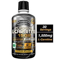 MuscleTech Essential Series 100%, L-carnitine Citrus Splash, 16 Ounce