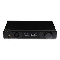 Dilvpoetry Topping DX7s ESS ES9038Q2M Chip HiFi Full Balanced DAC DSD512 USB/Optical/Coaxial/AES 32bit/768KHz Stereo Audio Headphone Amplifier Decoder No Remote Control(Black)