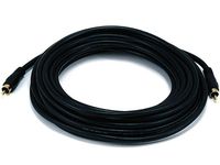 Monoprice 25ft Coaxial Audio/Video RCA Cable M/M RG59U 75ohm (for S/PDIF Digital Coax Subwoofer & Composite Video)