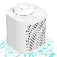 White Noise Machine, Portable Sleep Sound Machine for Baby Adult Kids Soothing Therapy, Noise Machine for Office Privacy, Sound Relaxation 6 Natural Sounds with Sleep Timer, USB or Battery Powered