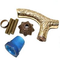 Eve.Store Men Derby Cane Walnut Maple, Solid Brass Handle -Affordable Gift! Item