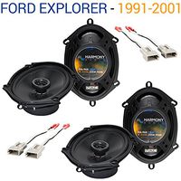 Compatible with Ford Explorer 1991-2001 Factory Speaker Replacement Harmony (2) R68 Package New