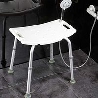 LINYUYI Height Adjustable Bathtub & Shower Stool,Aluminum Alloy Old People Toilet,Non-Slip Bath Stool