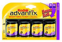 Kodak Advantix 200 3 Pack APS Film + Bonus Roll