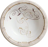 Solo HB12-J8001 12 oz Symphony Paper Bowl, Heavy Weight (Case of 1000)