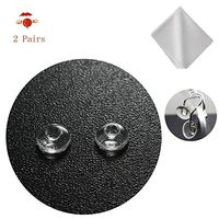 BEHLINE 2 Pairs New Nosepads for Silhouette Rimless Titanium Frames Soft Push-in