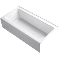 Bellwether 60 In. x 30 In. Alcove Bah with Integral Apron, Tile Flange, and Right-Hand Drain, White