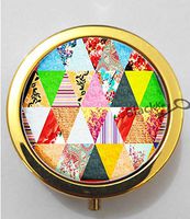 BlackKey Spring Season 3-Compartment Decorative Pocket Gift Box Case Organizer for Pill, Color 2 -756