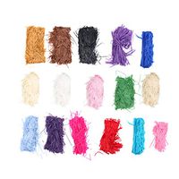 Heallily Multicolored Paper Shreds Filler Raffia Shredded Crinkle Paper for Gift Wrapping and Basket Filling 16 Packs