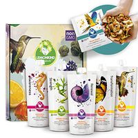 LEMONKIND Purify and Debloat 1 Day Hybrid Cleanse for Healthy Weight Loss Jumpstart, Improved Digestion & Increased Energy – Vegan, Non-GMO & Gluten-Free (Juice + Chewy Superfruit Combo) - 8 Pack