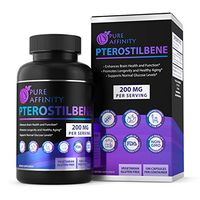Max Strength, 200mg, Pterostilbene, Powerful Antioxidant, Anti-Aging Supports Cardiovascular & Neurologic Health; Superior to Resveratrol, Boosts Immunity