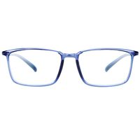 DUCO Blue Light Blocking Glasses Superlight Eyeglasses Frame Anti Blue Ray Computer Gaming Glasses 306 (Transparent Blue)