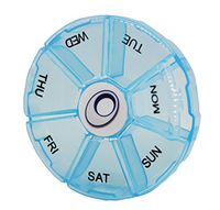 Jini Smart Weekly Pill Case with EZ-Minder and EZ-Record - The Pill Case with The Easiest Way to Setup Pill Reminders and Record Pill History