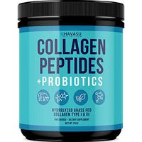 Havasu Nutrition Collagen Powder with Probiotics for Women and Men for Immune Health; Non-GMO, Unflavored, 210 Grams