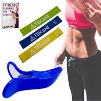 Tekani [UPGRADED-2020] Premium Hip Trainer Kegel Exerciser Pelgrip Pelvis Floor Muscle & Inner Thigh Exerciser for Buttocks - Pelvic Postpartum Rehabilitation - Resistance Bands & eBook Included